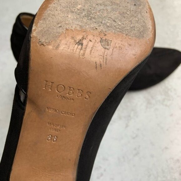 Hobbs London Suede Heels w/ Cutouts - Picture 3 of 6